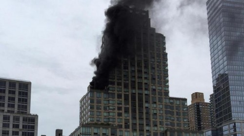 Пожар в Нью Йорке