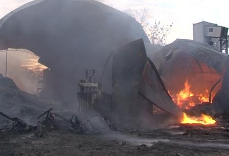Пожар в Днепропетровске