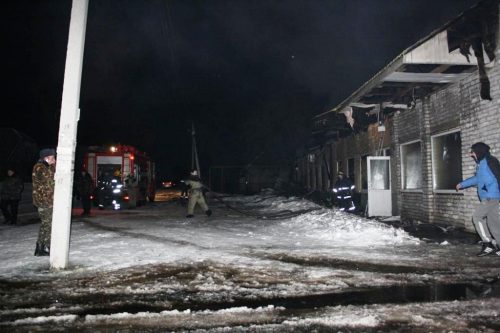 Пожар в Вольнянске