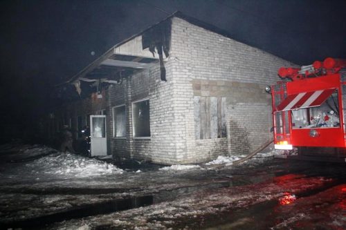 Пожар в Вольнянске