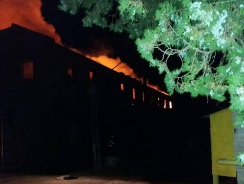 В Мелитополе сгорела котельная