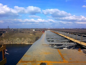 В Запорожье возобновлено строительство моста через Старый Днепр