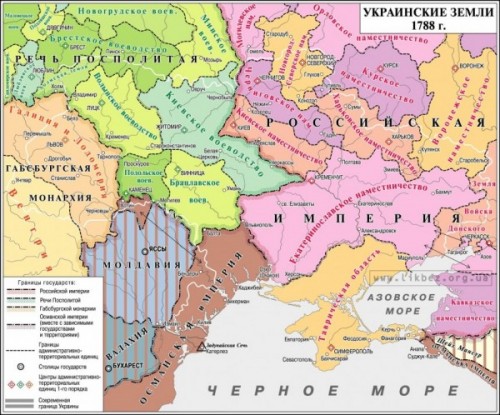 Украина в 1788 году