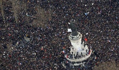 Марш мира в Париже