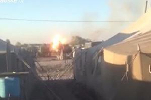 Взрыв танка на Днепропетровщине