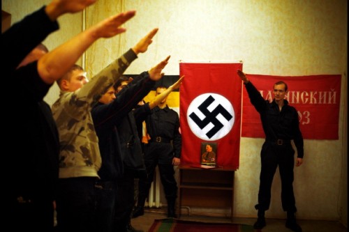 Собрание фашистов из Славянского союза (РФ)