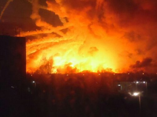 Взрывы складов с боеприпасами в Балаклее (Харьков)