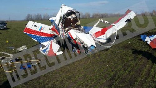 Под Липецком рухнул самолет - есть жертвы ФОТО