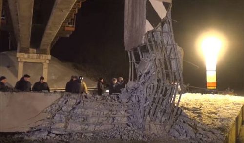 В оккупированном Донецке неизвестные подорвали железнодорожный мост