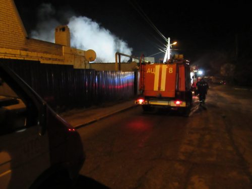 Пожар в частном секторе Шевченковского района Запорожья