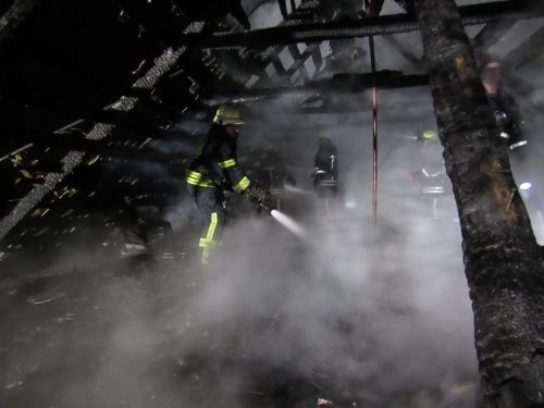 Пожар в частном секторе Шевченковского района Запорожья