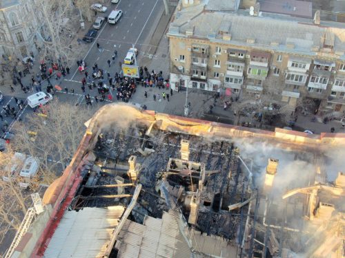 В Одессе найдены уже четыре погибших во время масштабного пожара