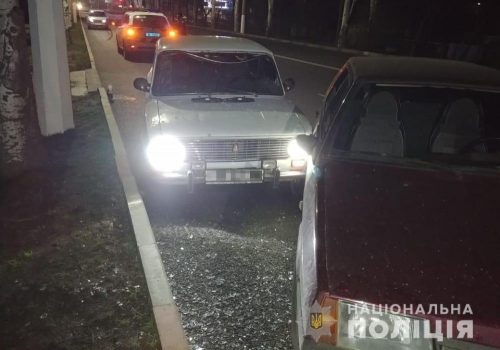В Мелитополе автоугонщик, пытаясь скрыться от преследования, сбил полицейского