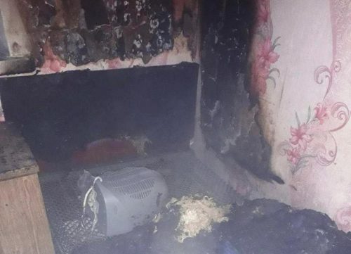 В Мелитополе горело общежитие