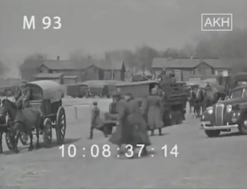 Запорожье, 1942 г. очередь на переправу на правом берегу
