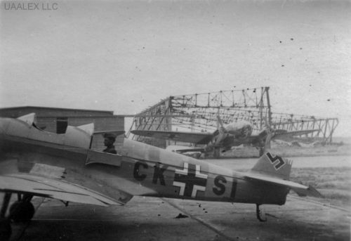 Запорожье, немецкий военный аэродром под Мокрянкой