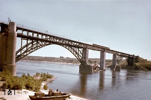 Запорожье восстановленный мост Стрелецкого