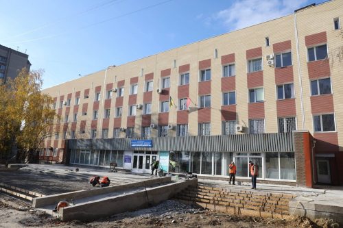 Запорожский центр первичной медико-санитарной помощи №5. Фото ноябрь, 2020 г.