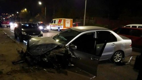 В правобережной части Запорожья столкнулись два авто - обошлось без пострадавших