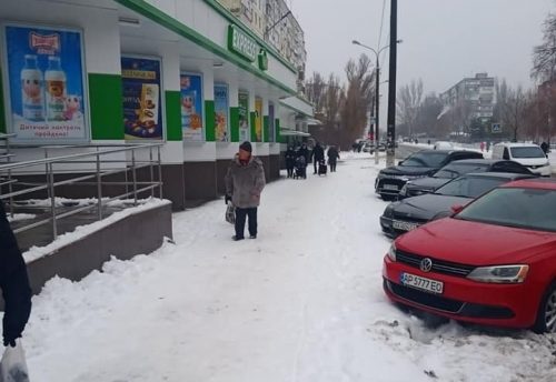 В Запорожье штрафуют предпринимателей, не убравших снег на закрепленной территории