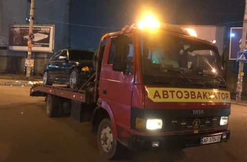 В Запорожье полиция устроила на Набережной погоню за пьяным водителем на BMW