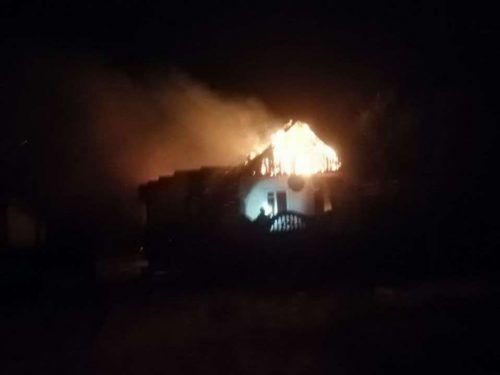 Ночью в Новобогдановке под Мелитополем сгорел дом