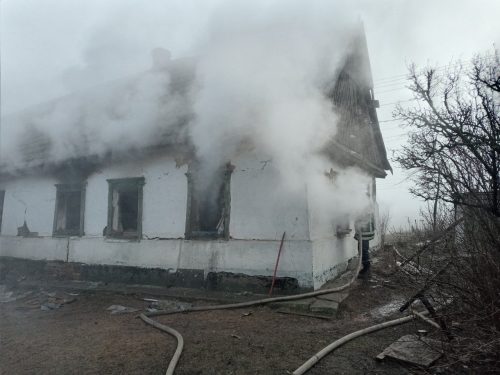 В селе под Пологами сгорел дом вместе с хозяйкой