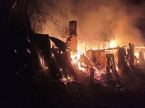 Пожар в Акимовке Мелитопольского района