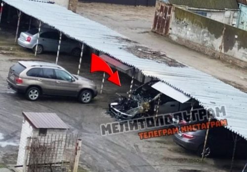 В Мелитополе депутату Приазовского поссовета от ОПЗЖ сожгли автомобиль