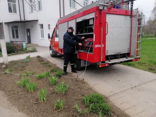 Подразделение ГСЧС обеспечивали подачу резервного питания в Ореховскую многопрофильную больницу