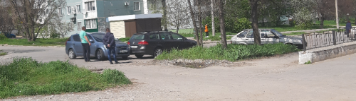 В Хортицком районе Запорожья столкнулись две иномарки