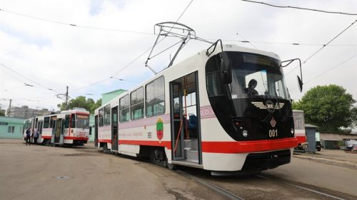 Запорожье: сегодня на линию вышел седьмой европейский трамвай