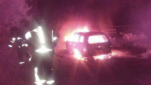 Ночью в Терпении, под Мелитополем, сгорел Opel