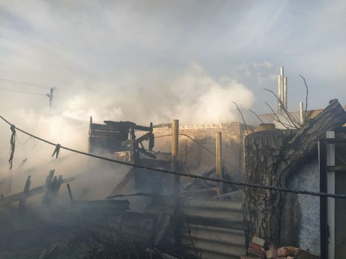 Ночью в Приморске сгорел жилой дом