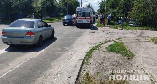 В Запорожье за рулем умер водитель, став во время смерти инициатором ДТП