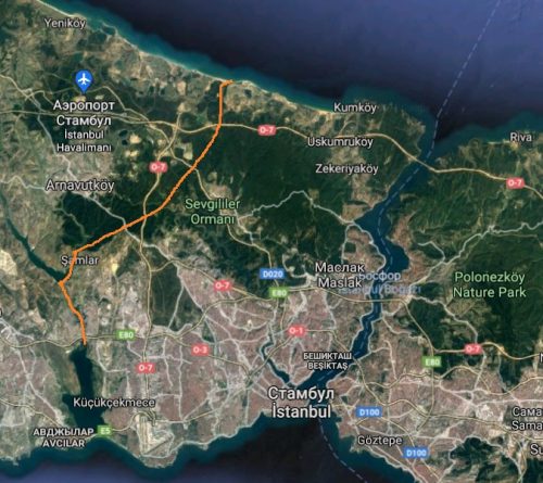 Эрдоган дал старт строительству канала Стамбул между Мраморным и Черным морем
