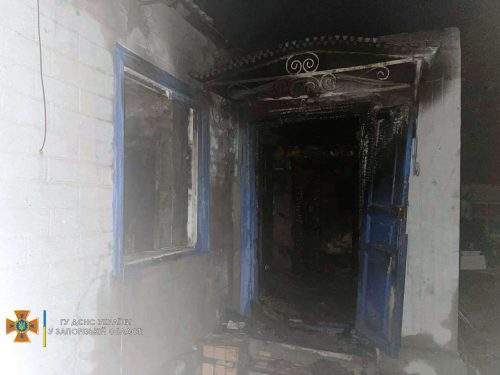 В Мелитополе сгорела пристройка к жилому дому