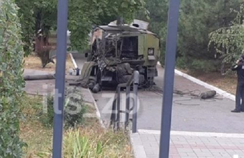 В Запорожье взорвался баллон с кислородом