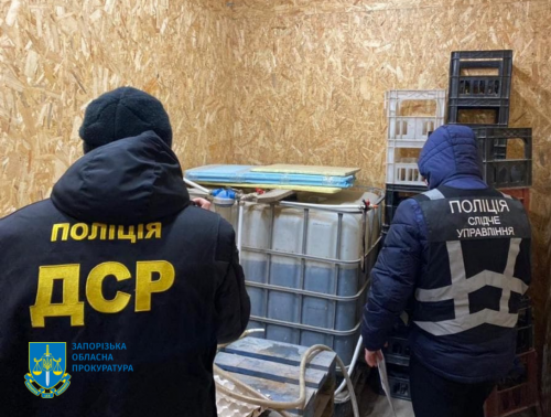 В Запорожской области правоохранители закрыли очередной подпольный ликеро-водочный завод
