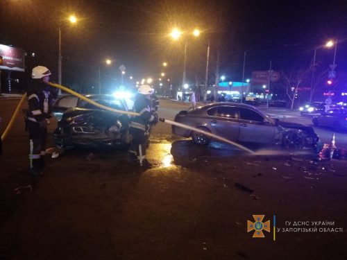 На центральной улице Запорожья очередная авария