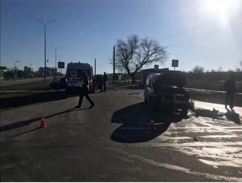 В ДТП в Бердянске пострадали трое взрослых и двое детей