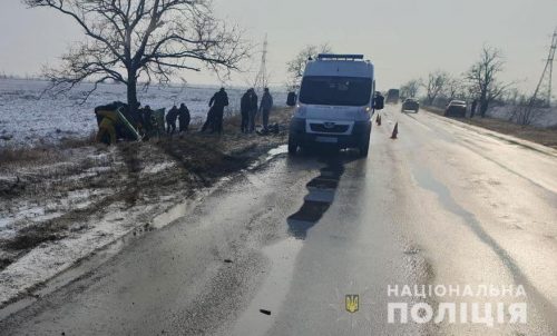 У Новоивановки, под Мелитополем, Таврия обняла дерево - двое погибших; полиция ищет свидетелей ДТП