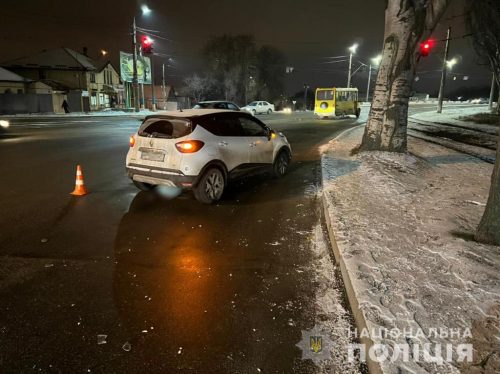 В Шевченковском районе Запорожья несовершеннолетнюю девушку сбили на пешеходном переходе