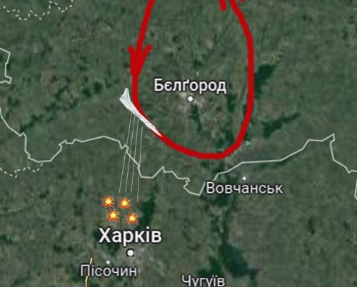 Карта атаки Харьков