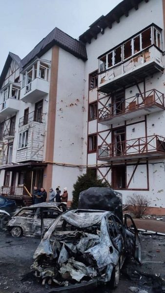 Разбитый дом в Харькове