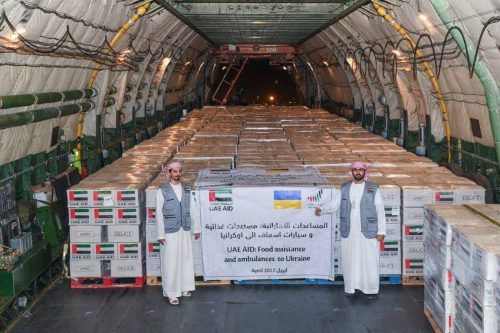 ОАЭ отправили в Украину 50 тонн гуманитарной помощи