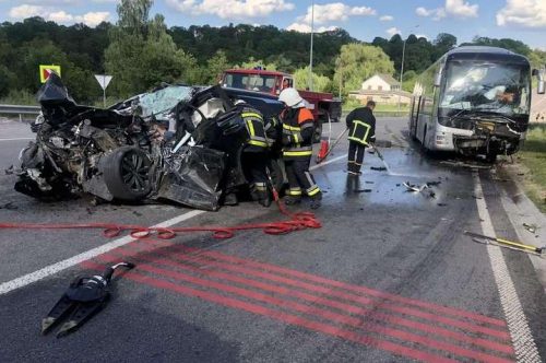 В Винницкой области случилось смертельное ДТП с участием автобуса Запорожье-Прага