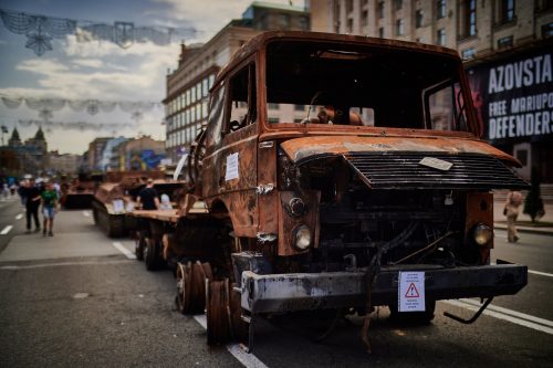 парад российской техники в Киеве