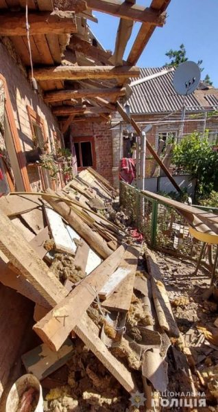 Разрушения в Пологовском районе Запорожской области