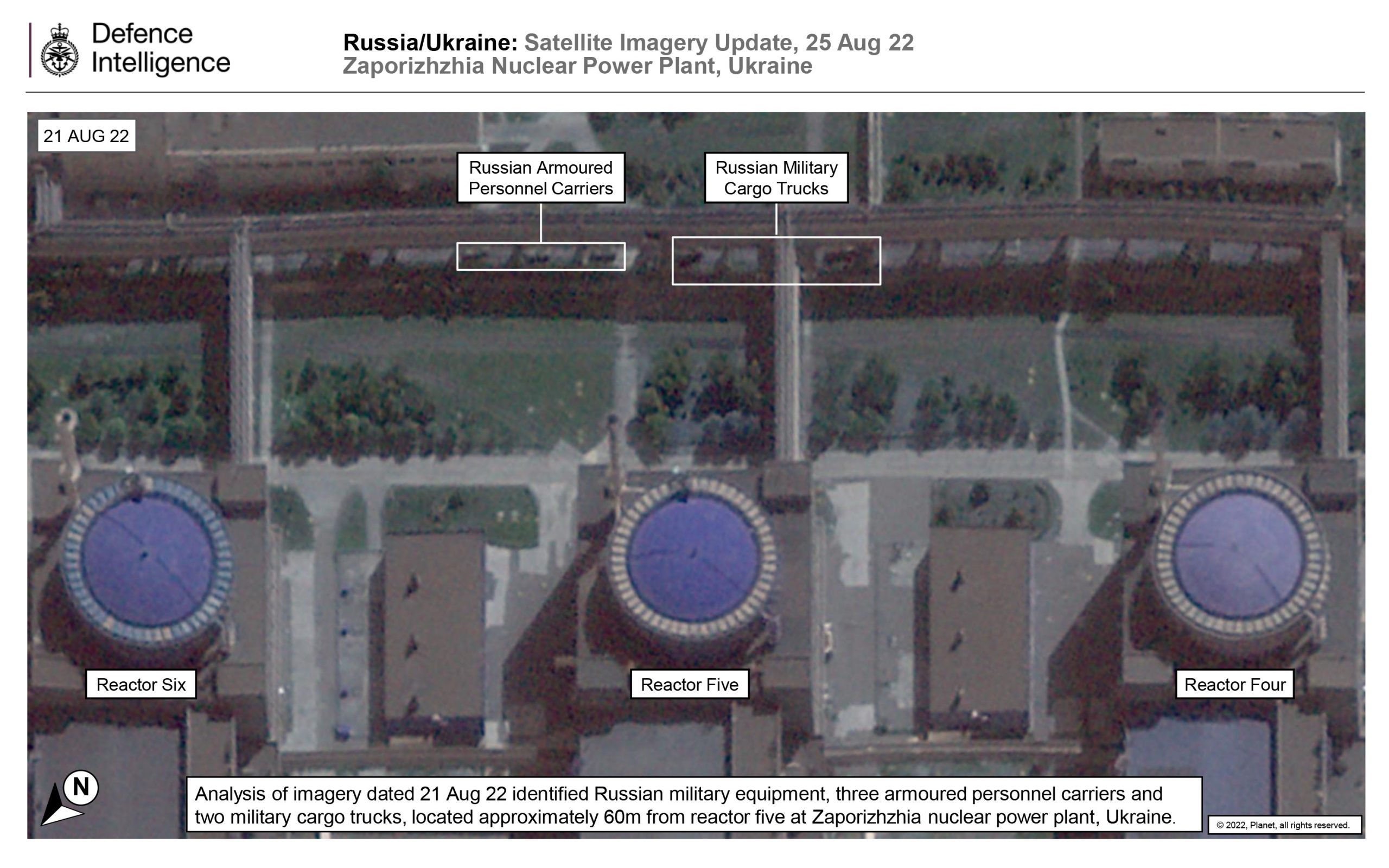 Российская военная техника на Запорожской АЭС - 4-6 реакторы